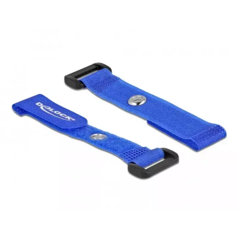 Fascetta fermacavi in velcro DeLOCK 19539 blu 150 mm 20 mm 5 pezzi