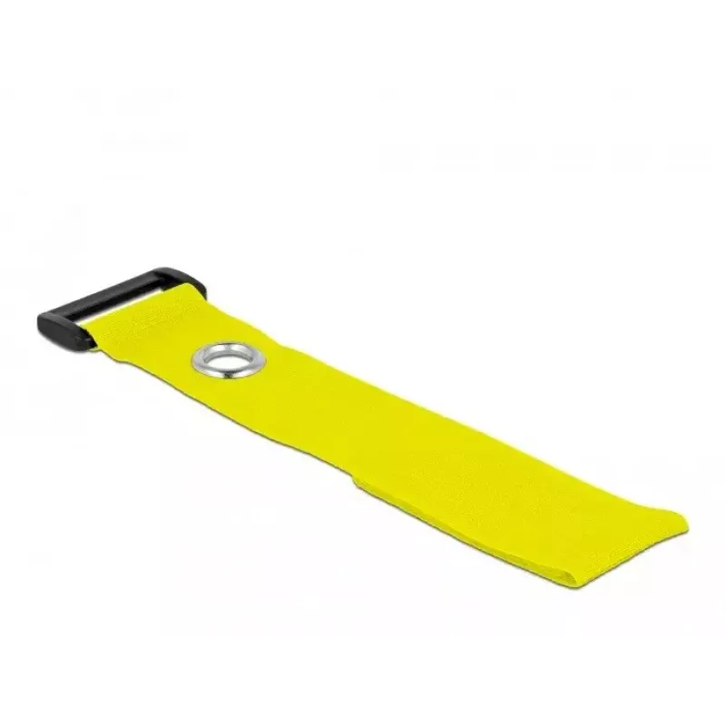 Fascetta fermacavi in velcro DeLOCK 19552 giallo 280 mm 3 pezzi