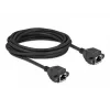 Prolunga di rete DeLOCK Cat.6A 5 m nero