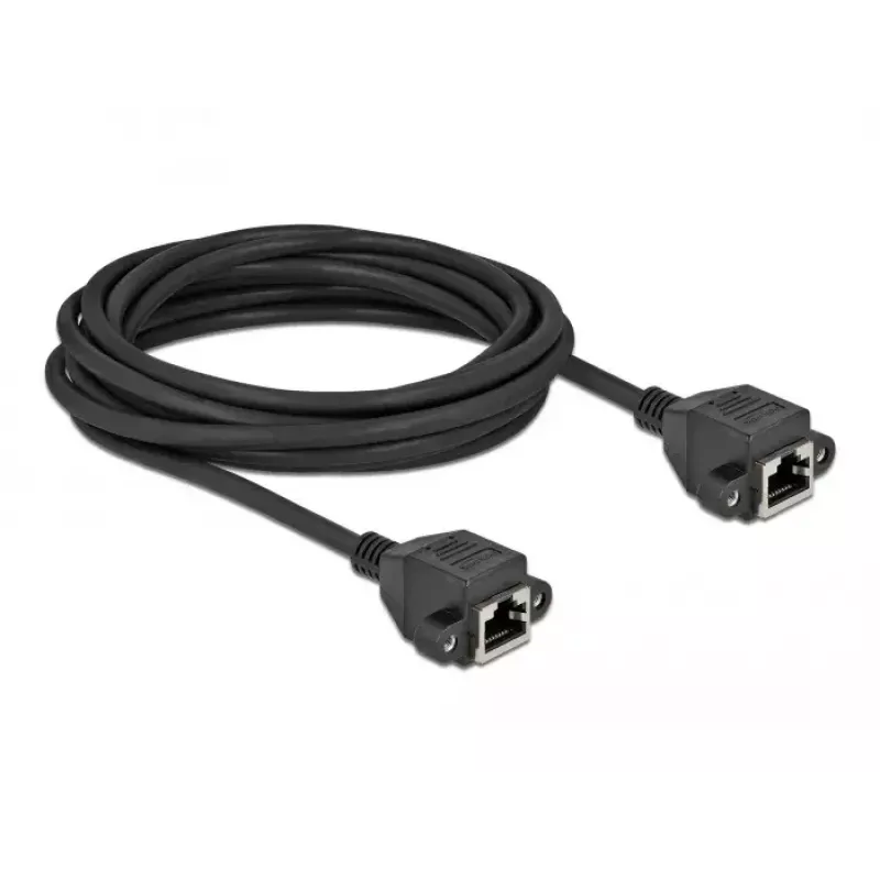Prolunga di rete DeLOCK Cat.6A 5 m nero