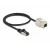 Cavo RJ45 maschio a modulo Keystone RJ45 femmina DeLOCK 87025