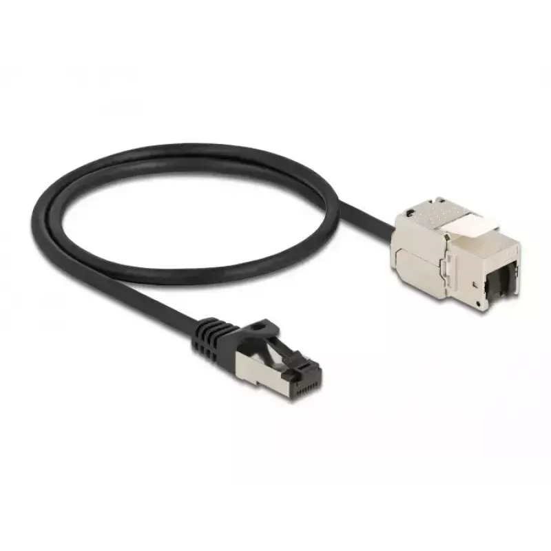 Cavo RJ45 maschio a modulo Keystone RJ45 femmina DeLOCK 87025