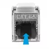 Cavo RJ45 maschio a modulo Keystone RJ45 femmina DeLOCK 87030