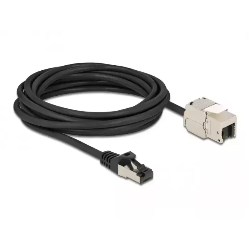 Cavo RJ45 maschio a modulo Keystone RJ45 femmina DeLOCK 87030