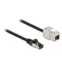 Cavo RJ45 maschio a modulo Keystone RJ45 femmina DeLOCK 87030