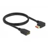 Prolunga DisplayPort DeLOCK 87073 1 m 90° piegata a sinistra