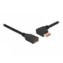Prolunga DisplayPort DeLOCK 87073 1 m 90° piegata a sinistra