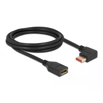 Prolunga DisplayPort DeLOCK 87075 2 m 90° piegata a sinistra