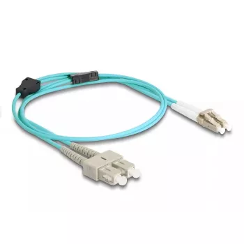 Cavo in fibra ottica DeLOCK LC Duplex su SC Duplex OM3 1 m