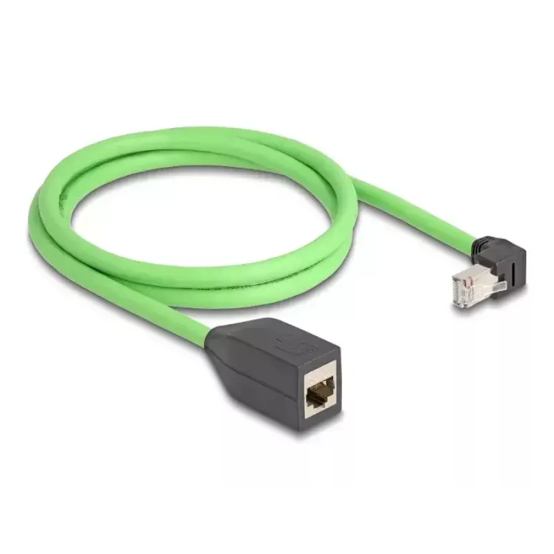 Cavo di rete DeLOCK 80886 RJ-45 Cat6a 1 m nero verde
