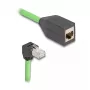 Cavo di rete DeLOCK 80886 RJ-45 Cat6a 1 m nero verde