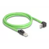 Cavo di rete DeLOCK 80892 RJ-45 Cat6a 1 m nero verde