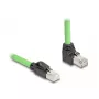 Cavo di rete DeLOCK 80892 RJ-45 Cat6a 1 m nero verde