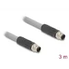 Cavo sensore/attuatore DeLOCK 80534 3 m RST M12 grigio