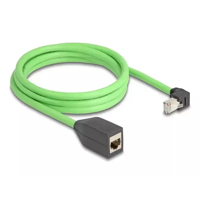 Cavo di rete DeLOCK 80887 RJ-45 Cat6a 2 m nero verde