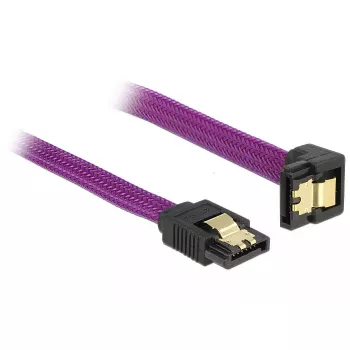 Cavo SATA DeLOCK 83696 0,5 m viola