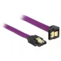 Cavo SATA DeLOCK 83696 0,5 m viola