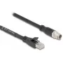 Cavo di rete DeLOCK 80580 M12 RJ-45 Cat5e 3 m nero