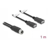 Cavo sensore/attuatore DeLOCK 1 m M12 2 x USB Type-A nero 60290