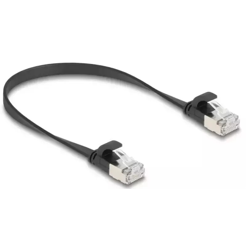 Cavo di rete DeLOCK 81161 RJ-45 Cat6a 0,25 m nero