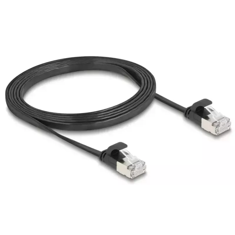 Cavo di rete DeLOCK 81164 RJ-45 Cat6a 1,5 m nero