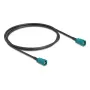 Cavo coassiale DELOCK 90678 HSD Z su HSD Z, 1 m, nero/blu