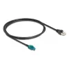 Cavo coassiale DELOCK 90697 — 1 m, HSD Z su RJ-45, nero/blu