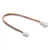 DeLOCK 90870 Cavo prolunga ventola 3 pin, maschio-femmina, lunghezza connettore 13 mm, 30 cm