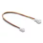 DeLOCK 90870 Cavo prolunga ventola 3 pin, maschio-femmina, lunghezza connettore 13 mm, 30 cm
