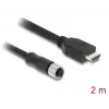 Cavo DELOCK M12 codifica A 17 poli (connettore femmina) a HDMI (connettore maschio) 2 m