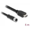 Cavo DELOCK M12 codifica A connettore femmina 17 poli a connettore maschio HDMI 5 m nero