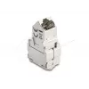 Delock 90938 Modulo Keystone da RJ45 a LSA Cat.6A, angolato a 45 gradi, schermato, passaggio cavo a 180 gradi, senza attrezzi
