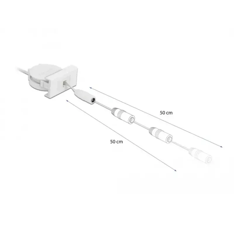 Cavo di alimentazione retrattile DeLOCK Easy 45 modulo 81376