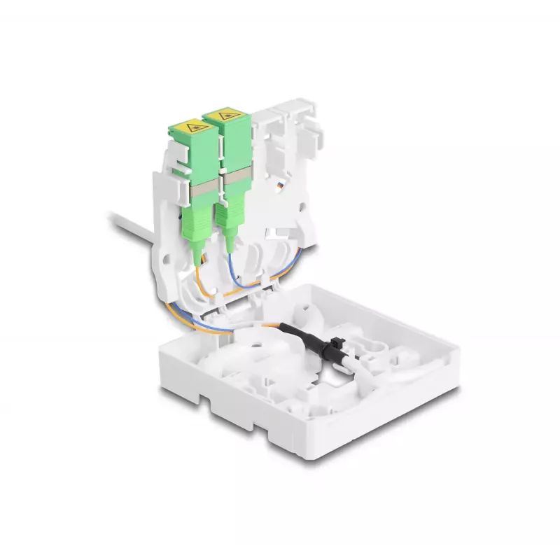 Presa in fibra ottica DeLOCK 2 x SC/APC simplex 40 m
