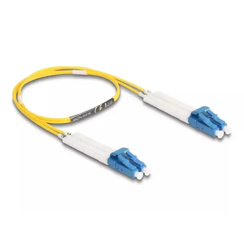 Cavo in fibra ottica DeLOCK 88068 LC duplex LC duplex OS2 0,5 m