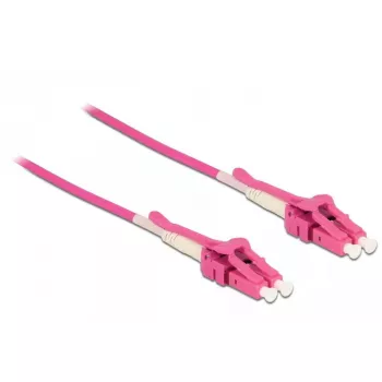 Cavo in fibra ottica DeLOCK 85134 3 m LC rosa
