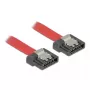 Cavo SATA DeLOCK 0,5 m SATA III 7 pin rosso