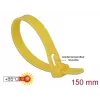 Fascetta fermacavi riutilizzabile DELOCK 18760 — nylon, 150×7,5 mm, giallo, 100 pezzi