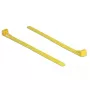 Fascetta fermacavi riutilizzabile DELOCK 18760 — nylon, 150×7,5 mm, giallo, 100 pezzi