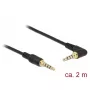 Cavo audio DeLOCK 85613 2 m 3,5 mm nero