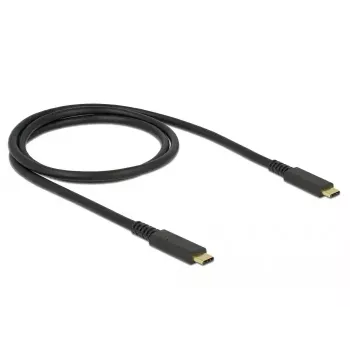 Cavo USB DeLOCK 85207 USB 3.2 Gen 2 1 m USB-C nero