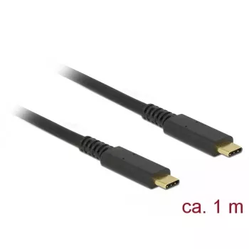 Cavo USB DeLOCK 85207 USB 3.2 Gen 2 1 m USB-C nero