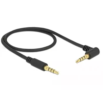 Cavo audio DeLOCK 85607 0,5 m 3,5 mm nero