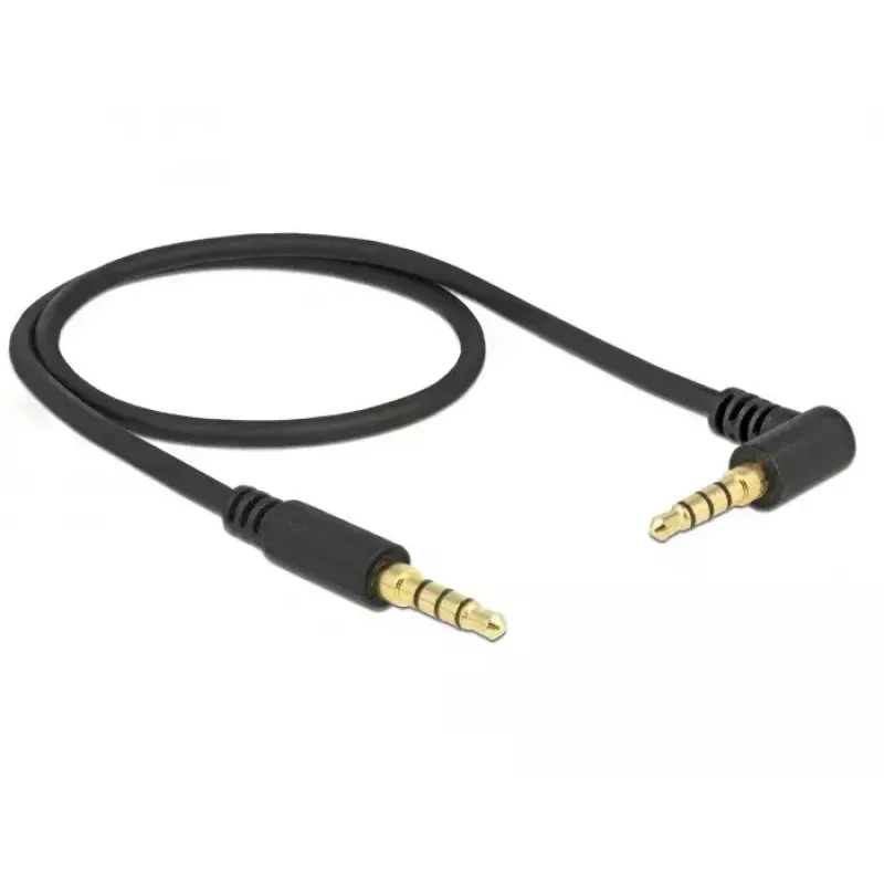 Cavo audio DeLOCK 85607 0,5 m 3,5 mm nero