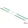Fascetta fermacavi DeLOCK 18802 acciaio verde 300 mm 10 pezzi