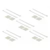 Montaggio per fascette fermacavi DeLOCK 18679 bianco nylon 10 pezzi