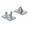 Fermacavo DeLOCK 60183 argento 10 pz.