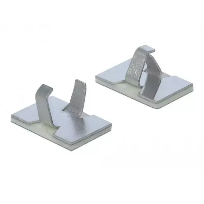 Fermacavo DeLOCK 60183 argento 10 pz.