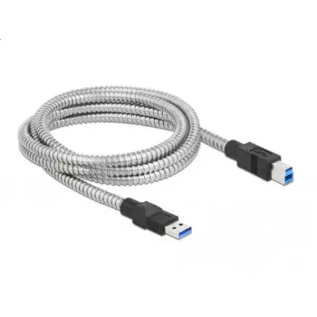 Cavo USB DeLOCK 86779 Type-A su Type-B 2m guaina metallica