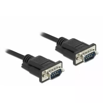 Cavo seriale DeLOCK 86574 nero 2 m RS-232 Sub-D9